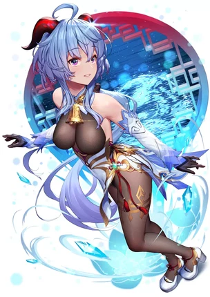 Хентай порно комиксы Genshin Impact: Аукцион Гань Юй (Ganyu)